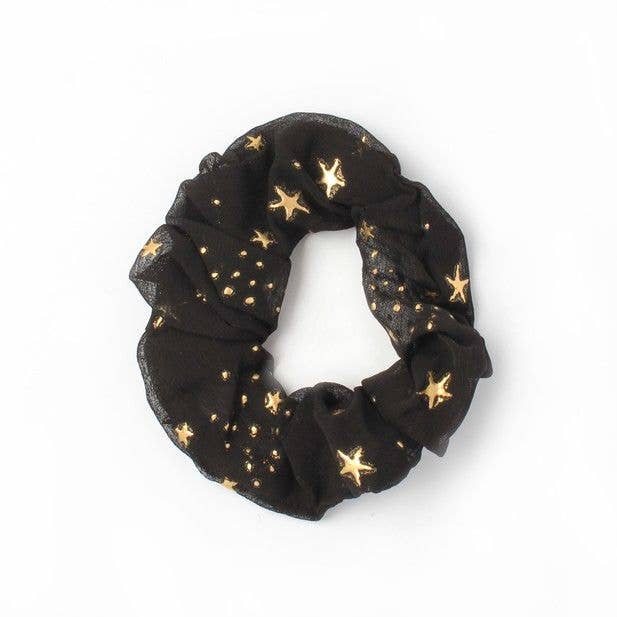 Regular - Star Print Scrunchie. Dia.10cm