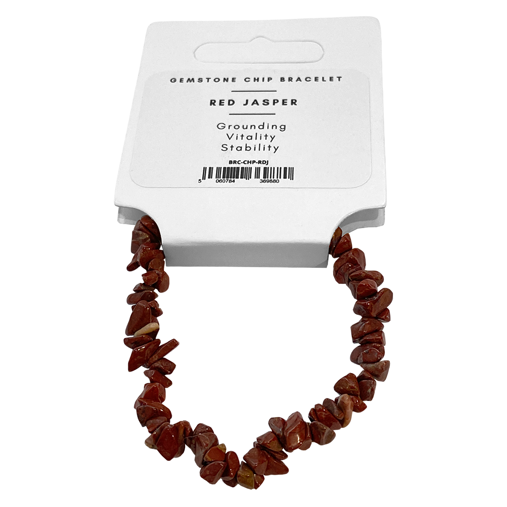 Assorted Gemstone Chip Stretch Bracelet