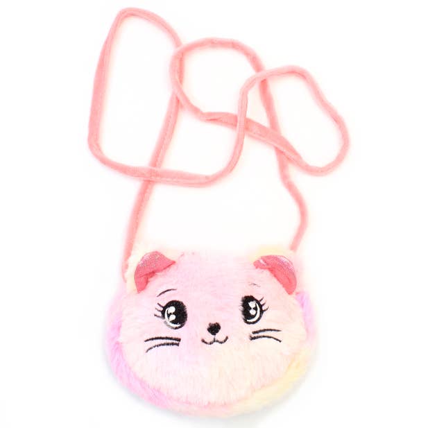 Assorted style fluffy shoulder bag.