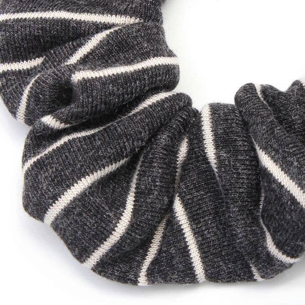 Regular - 100% Cotton Striped Scrunchie