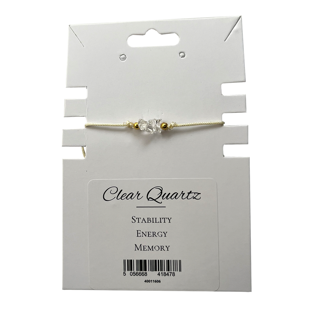 Gemchips Wristle: Clear Quartz