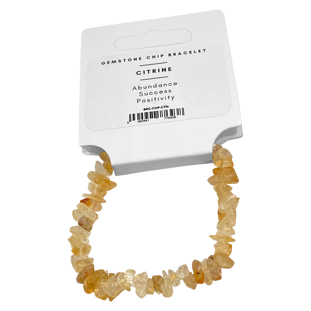Assorted Gemstone Chip Stretch Bracelet