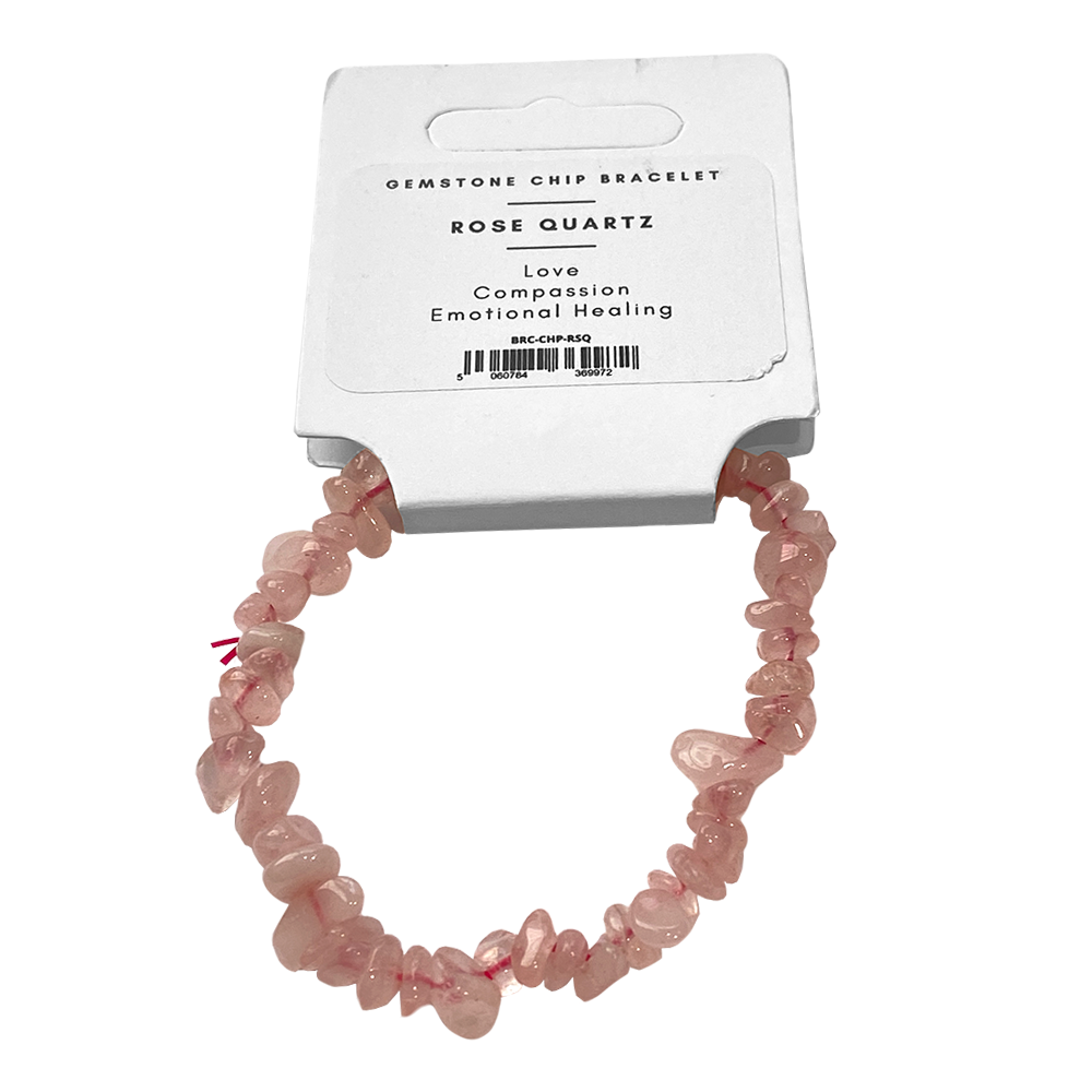 Assorted Gemstone Chip Stretch Bracelet