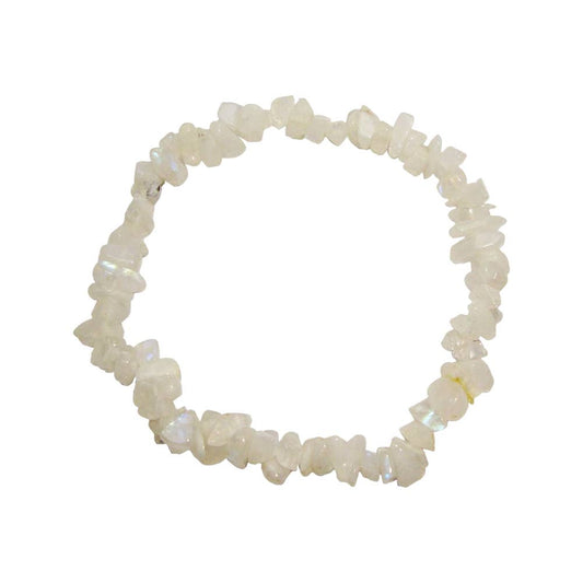 Assorted Gemstone Chip Stretch Bracelet