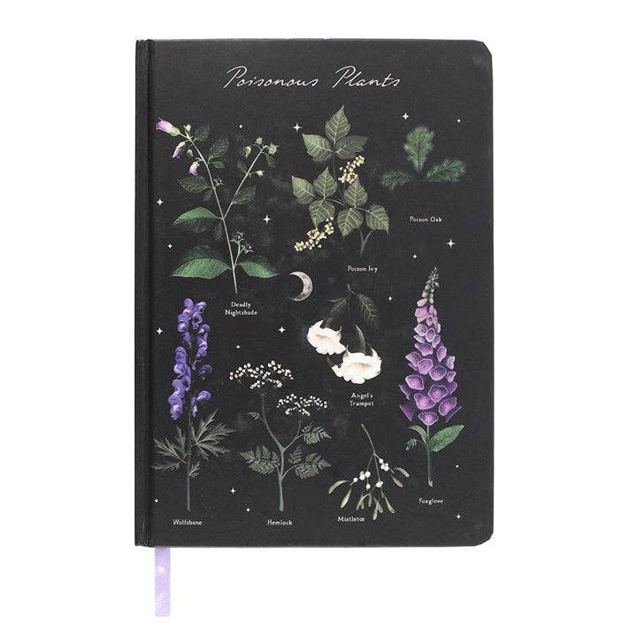 Poisonous Plants Gothic Botanical A5 Notebook